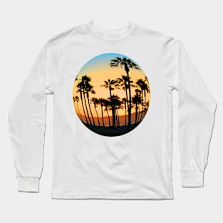 Golden Sunset at California Beach Long Sleeve T-Shirt